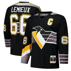 Mario Lemieux Pittsburgh Penguins 1996-97 Power Play Jersey - Black | US 201979139