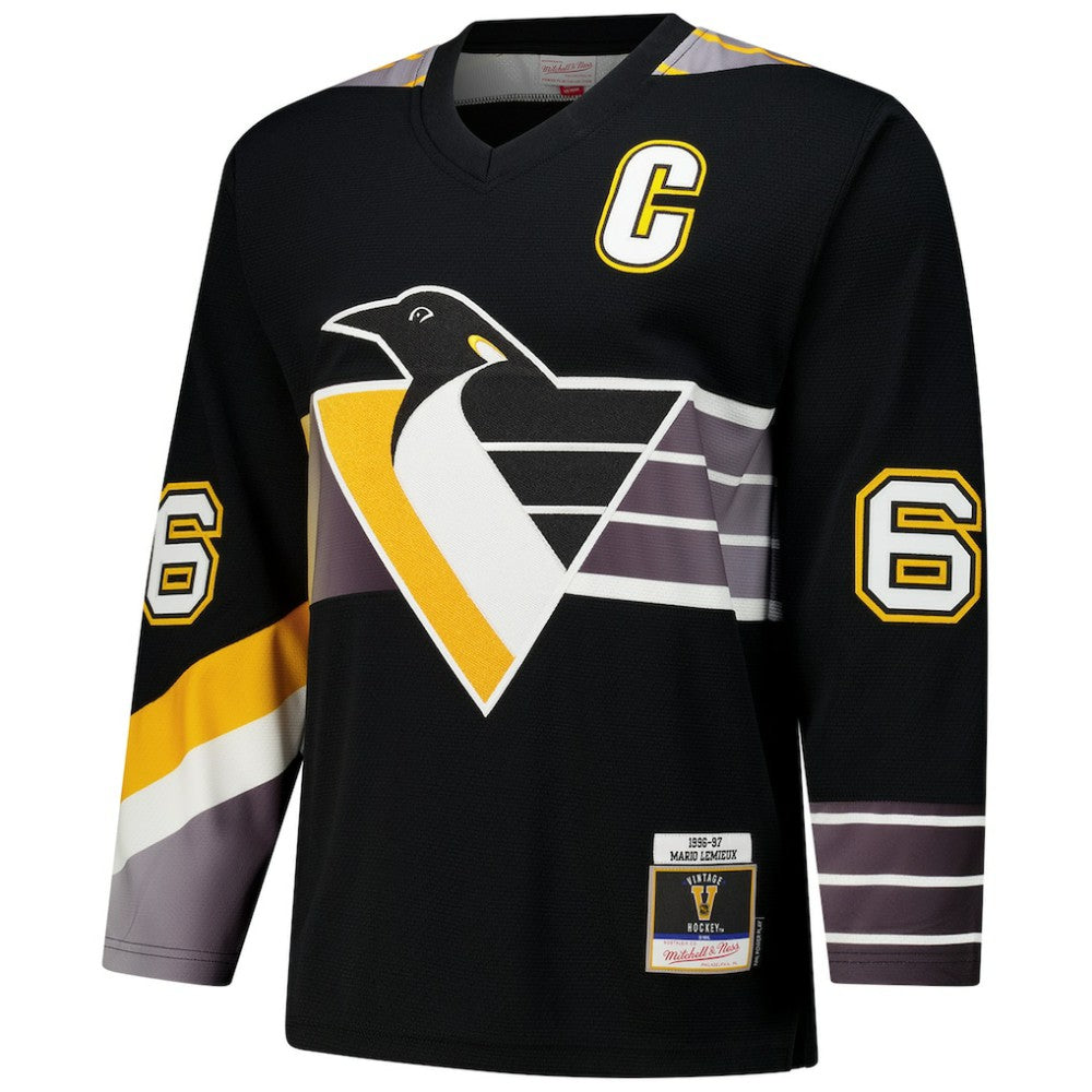 Mario Lemieux Pittsburgh Penguins 1996-97 Power Play Jersey - Black | US 201979139