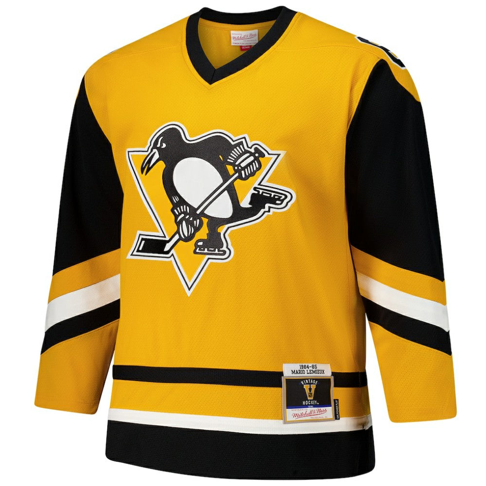 Mario Lemieux Pittsburgh Penguins 1984-85 Power Play Jersey - Gold | US 201979143