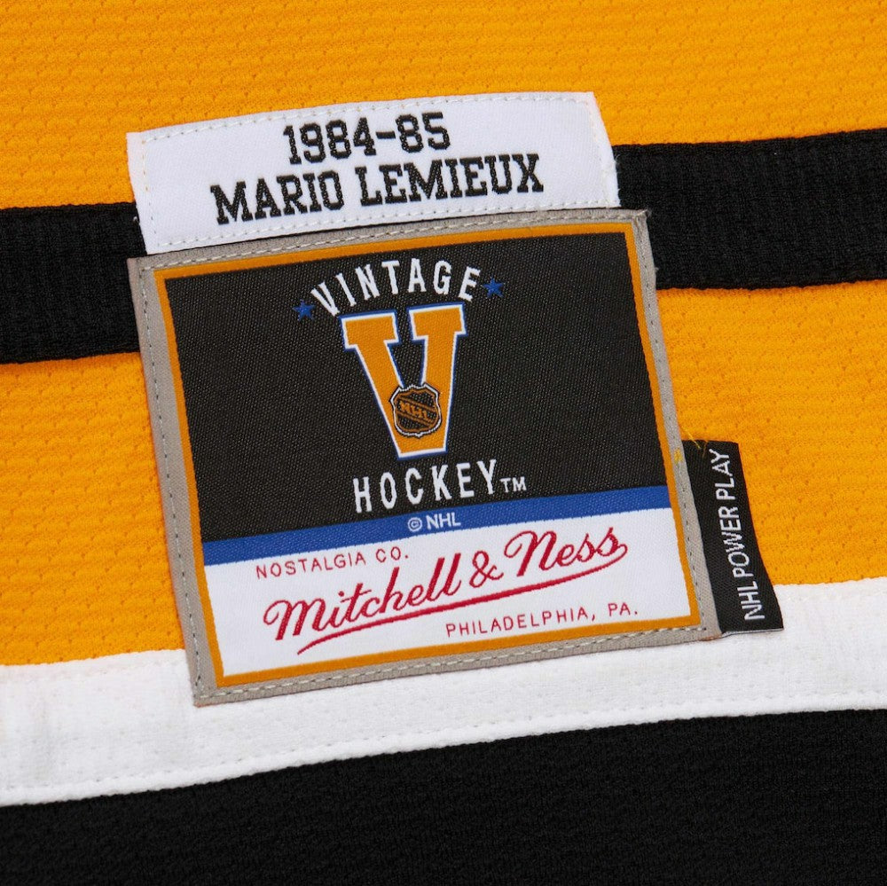 Mario Lemieux Pittsburgh Penguins 1984-85 Power Play Jersey - Gold | US 201979143