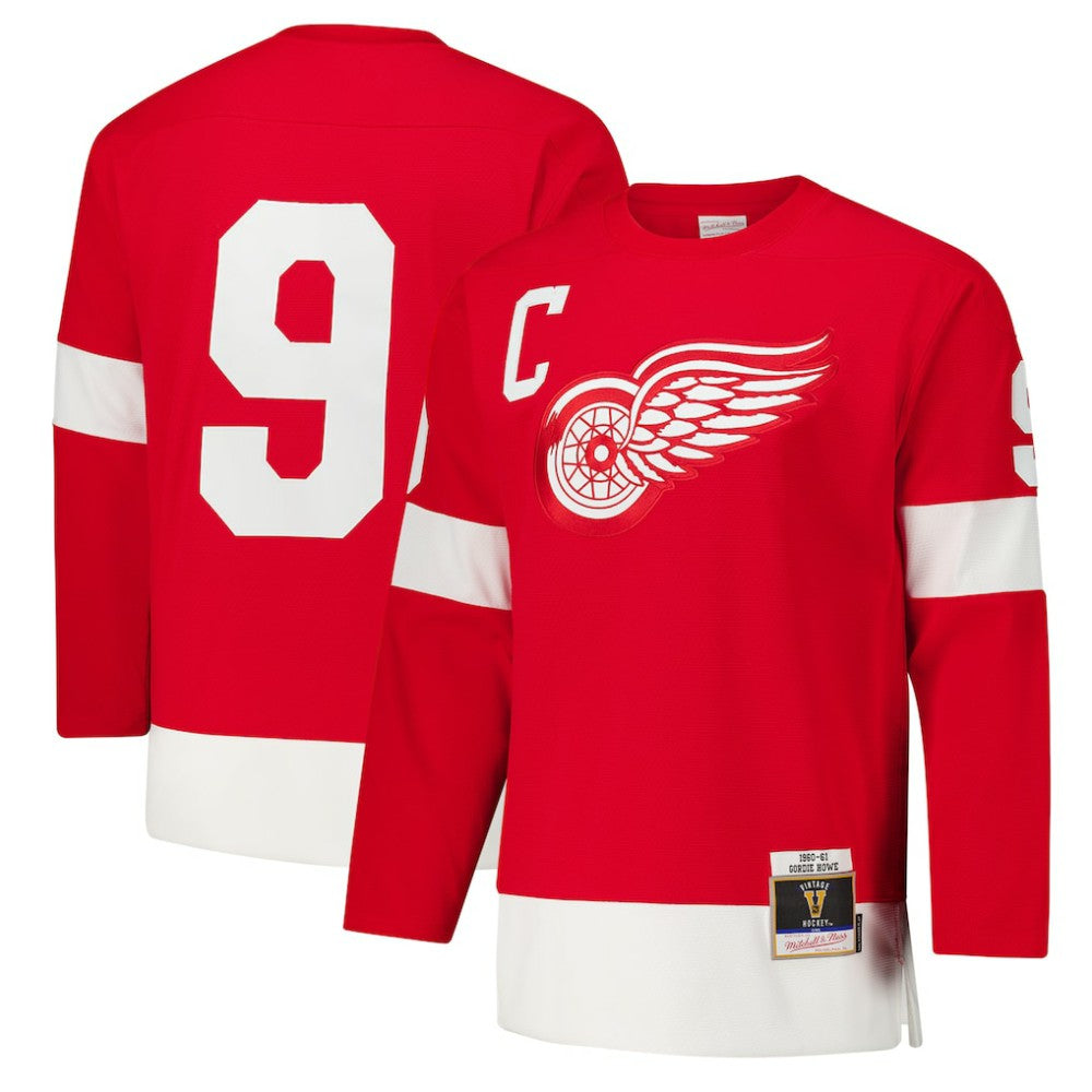 Gordie Howe Detroit Red Wings 1960-61 Power Play Jersey - Red | US 201979148