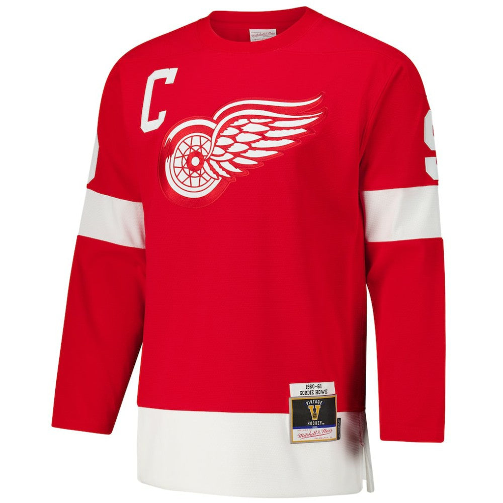 Gordie Howe Detroit Red Wings 1960-61 Power Play Jersey - Red | US 201979148