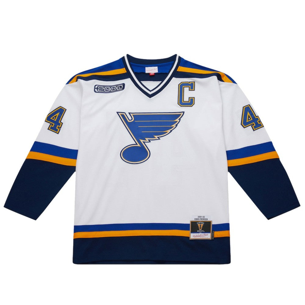 Chris Pronger St. Louis Blues 1999-00 Power Play Jersey - White | US 201979150