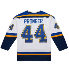 Chris Pronger St. Louis Blues 1999-00 Power Play Jersey - White | US 201979150