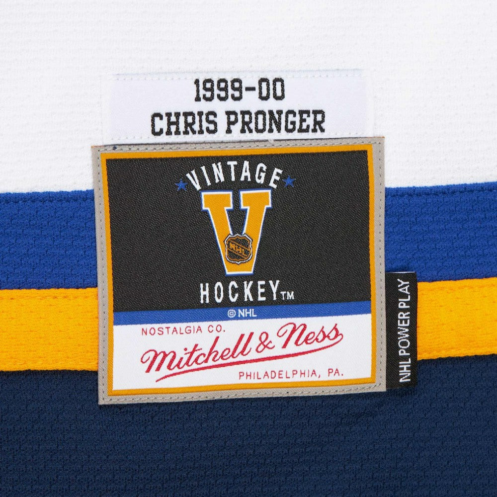 Chris Pronger St. Louis Blues 1999-00 Power Play Jersey - White | US 201979150