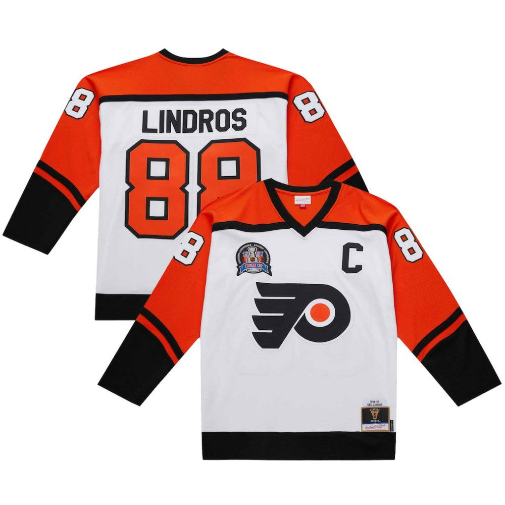 Eric Lindros Philadelphia Flyers 1996-97 Power Play Jersey - White | US 201979151