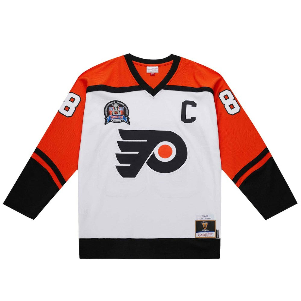 Eric Lindros Philadelphia Flyers 1996-97 Power Play Jersey - White | US 201979151