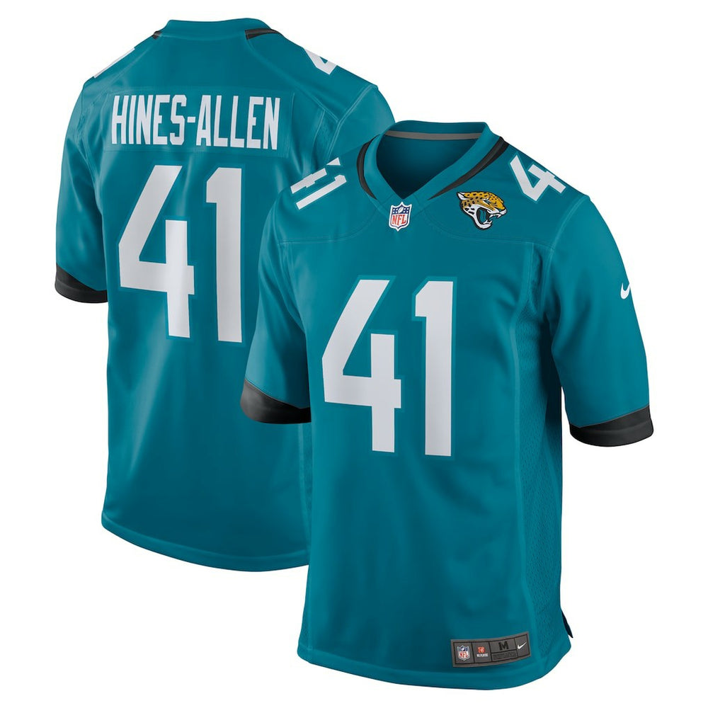Josh Hines-Allen Jacksonville Jaguars Player Game Jersey - Teal Jerseys