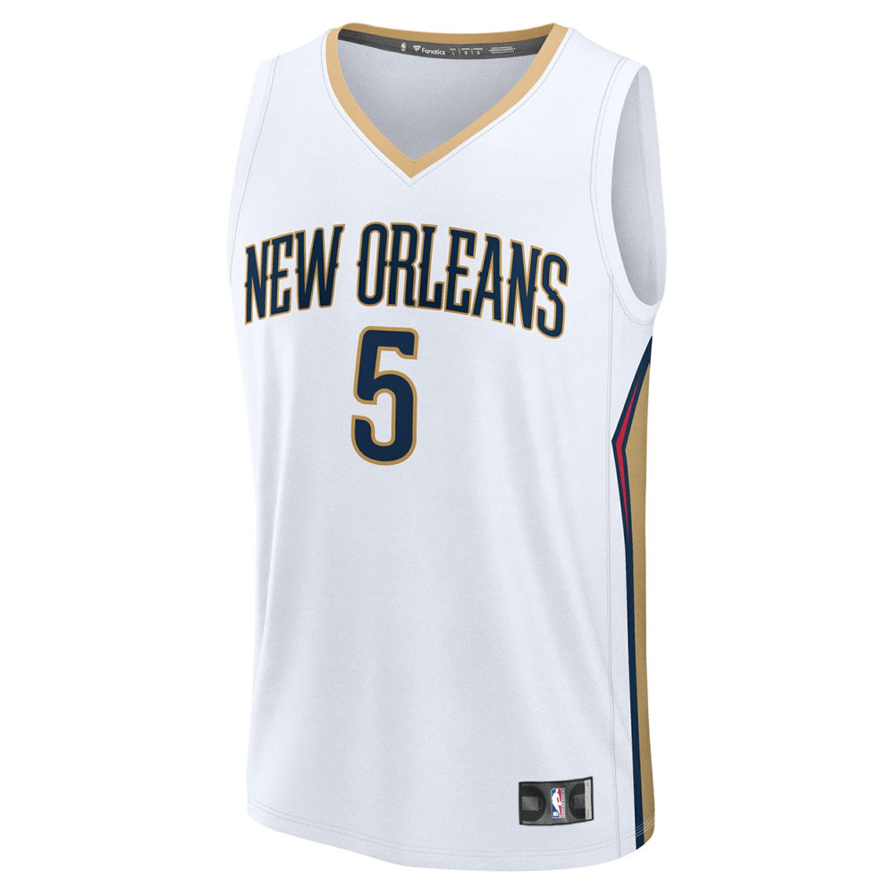 Dejounte Murray New Orleans Pelicans Fast Break Replica Player Jersey Association Edition White - Fanatics