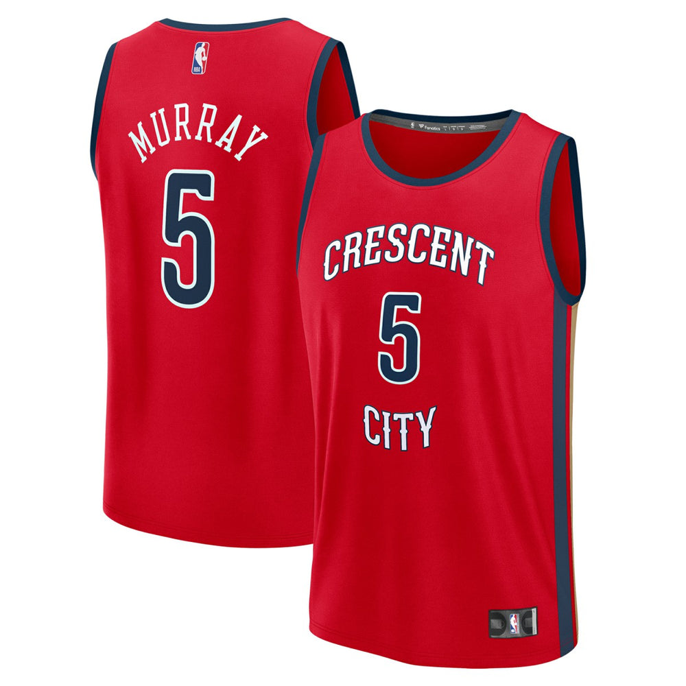 Dejounte Murray New Orleans Pelicans Fast Break Replica Player Jersey Statement Edition Red - Fanatics