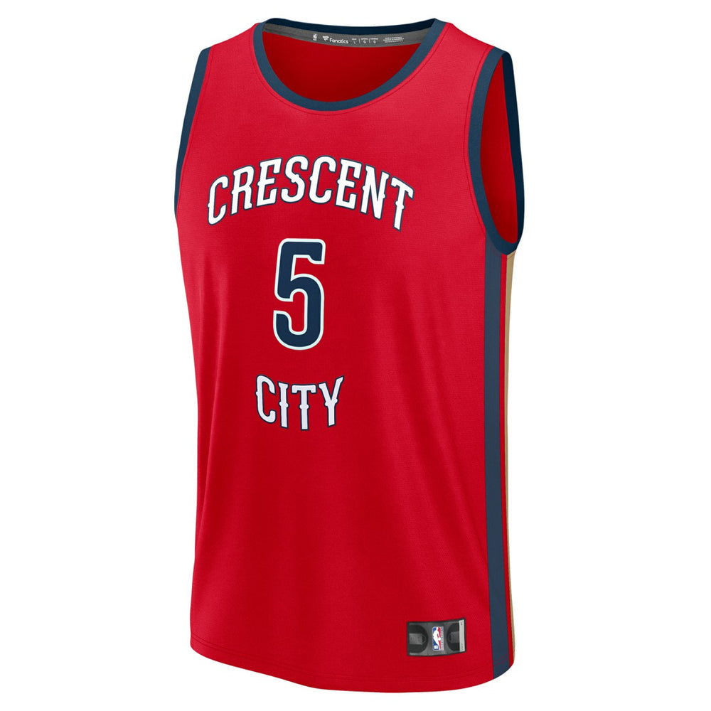 Dejounte Murray New Orleans Pelicans Youth Fast Break Replica Player Jersey Statement Edition Red - Fanatics