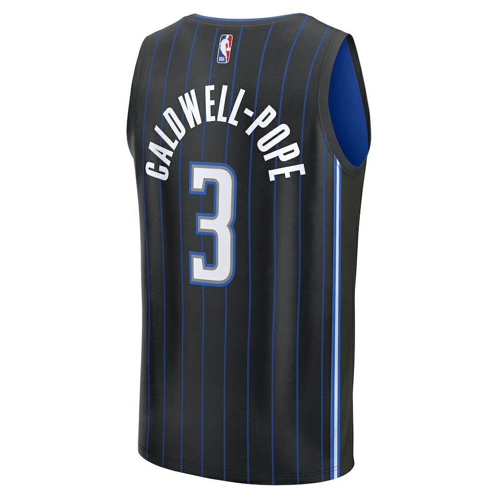 Kentavious Caldwell-Pope Orlando Magic Fast Break Replica Player Jersey Icon Edition Black - Fanatics