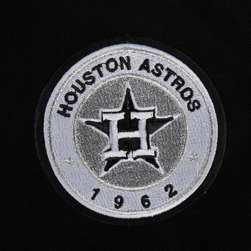 Houston Astros Pro Standard Women's Pearl Cropped Pullover Sweatshirt
 - Black Pullover
