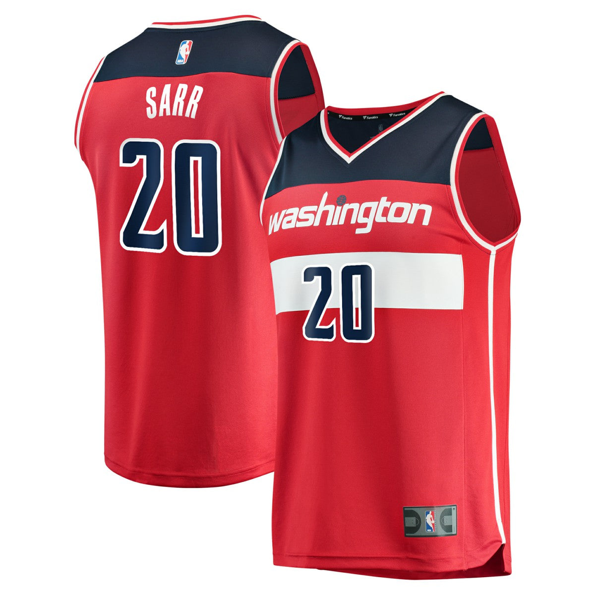 Alexandre Sarr Washington Wizards Fast Break Replica Player Jersey Icon Edition Red - Fanatics