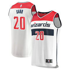 Alexandre Sarr Washington Wizards Fast Break Replica Player Jersey Association Edition White - Fanatics