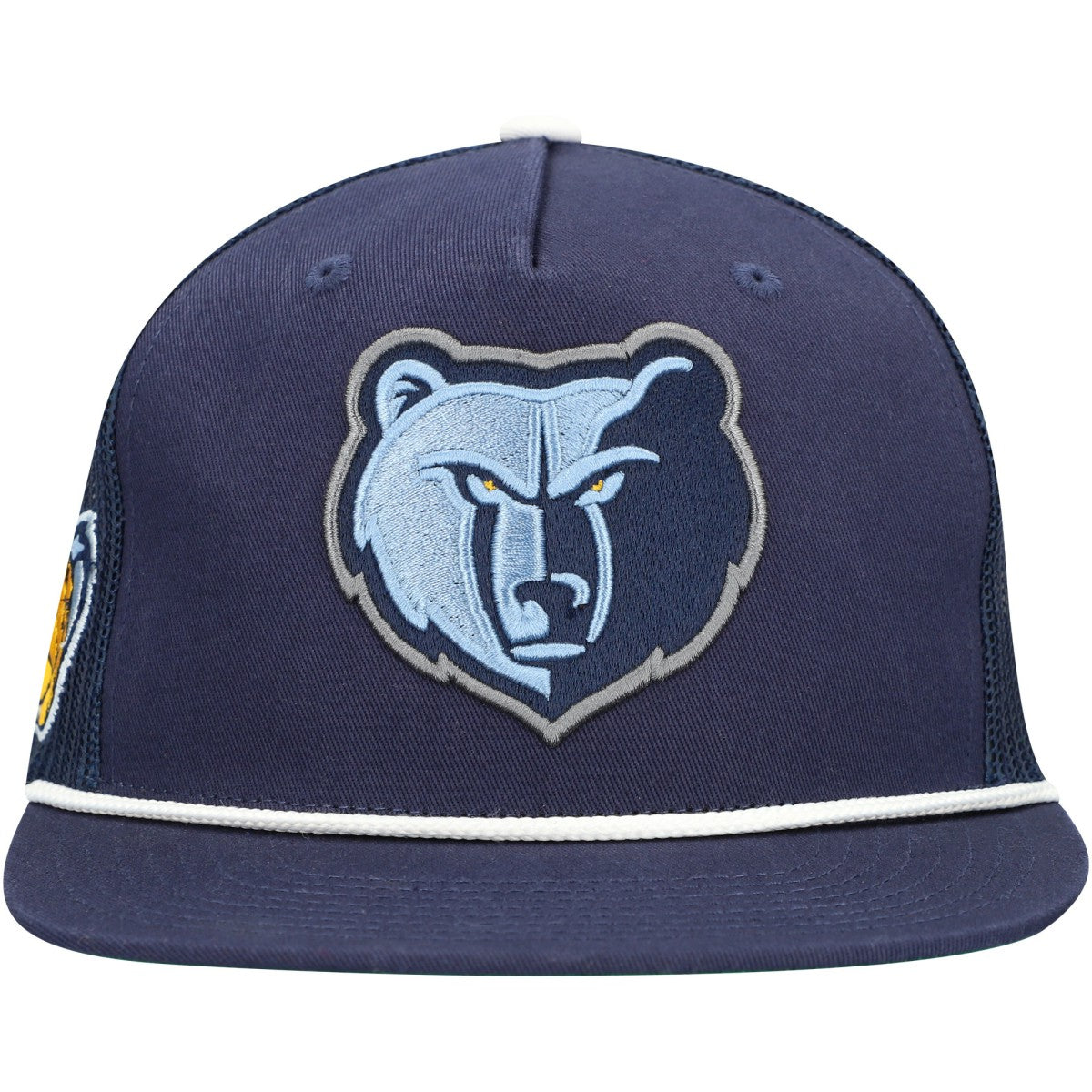 Memphis Grizzlies Roper Trucker Snapback Hat Navy - Mitchell & Ness outlet