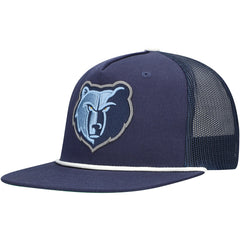 Memphis Grizzlies Roper Trucker Snapback Hat Navy - Mitchell & Ness outlet