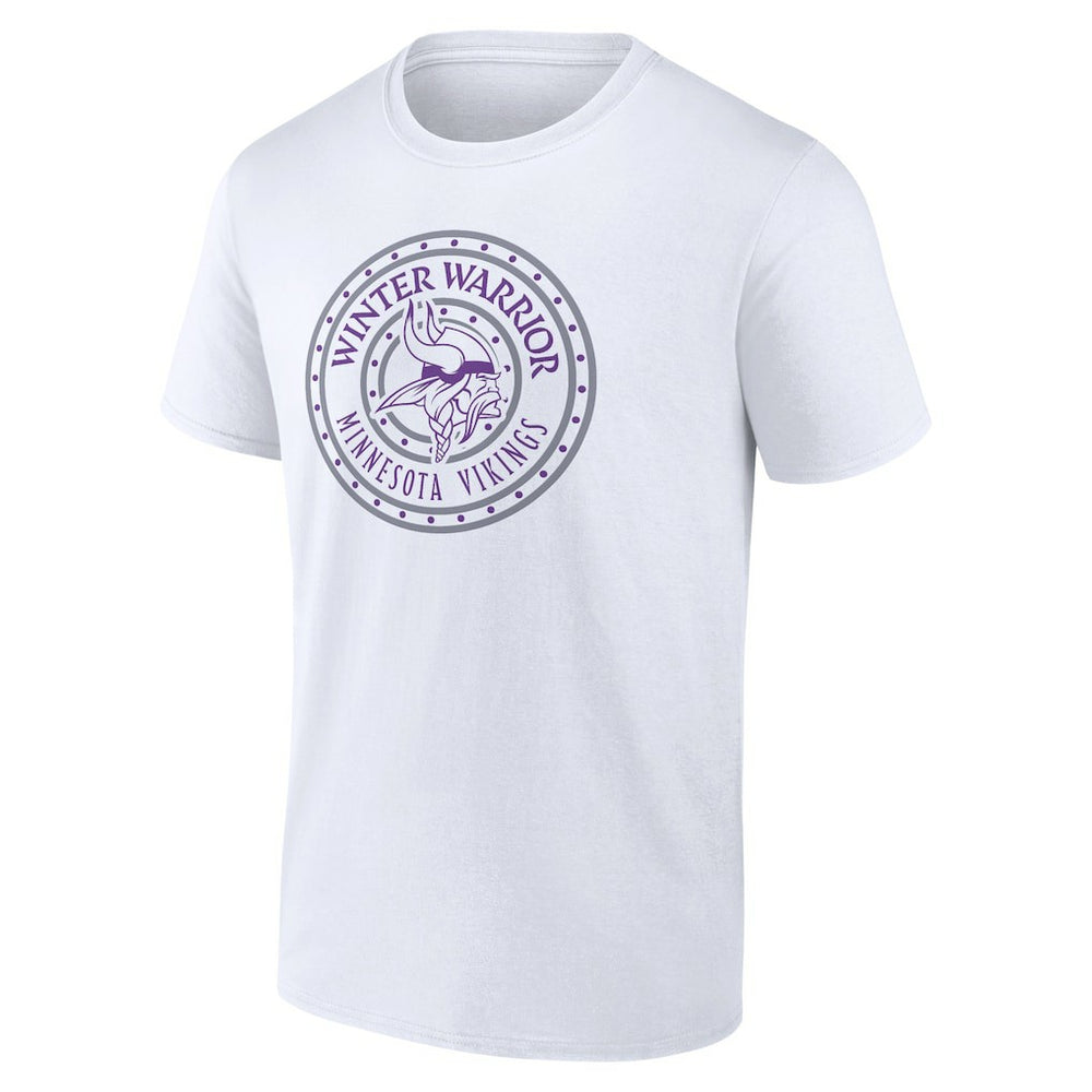 Minnesota Vikings Warriors Shield T-Shirt - White T-shirts