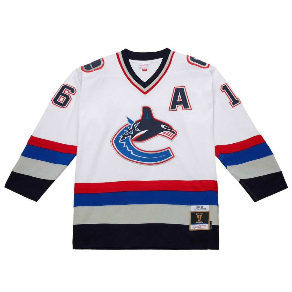Trevor Linden Vancouver Canucks 2003-04 Power Play Jersey - White | US 201982583