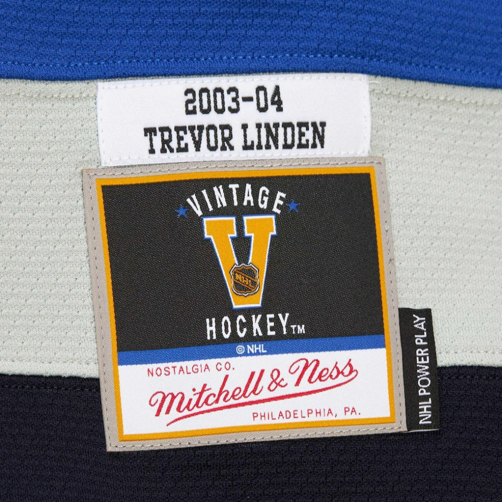 Trevor Linden Vancouver Canucks 2003-04 Power Play Jersey - White | US 201982583