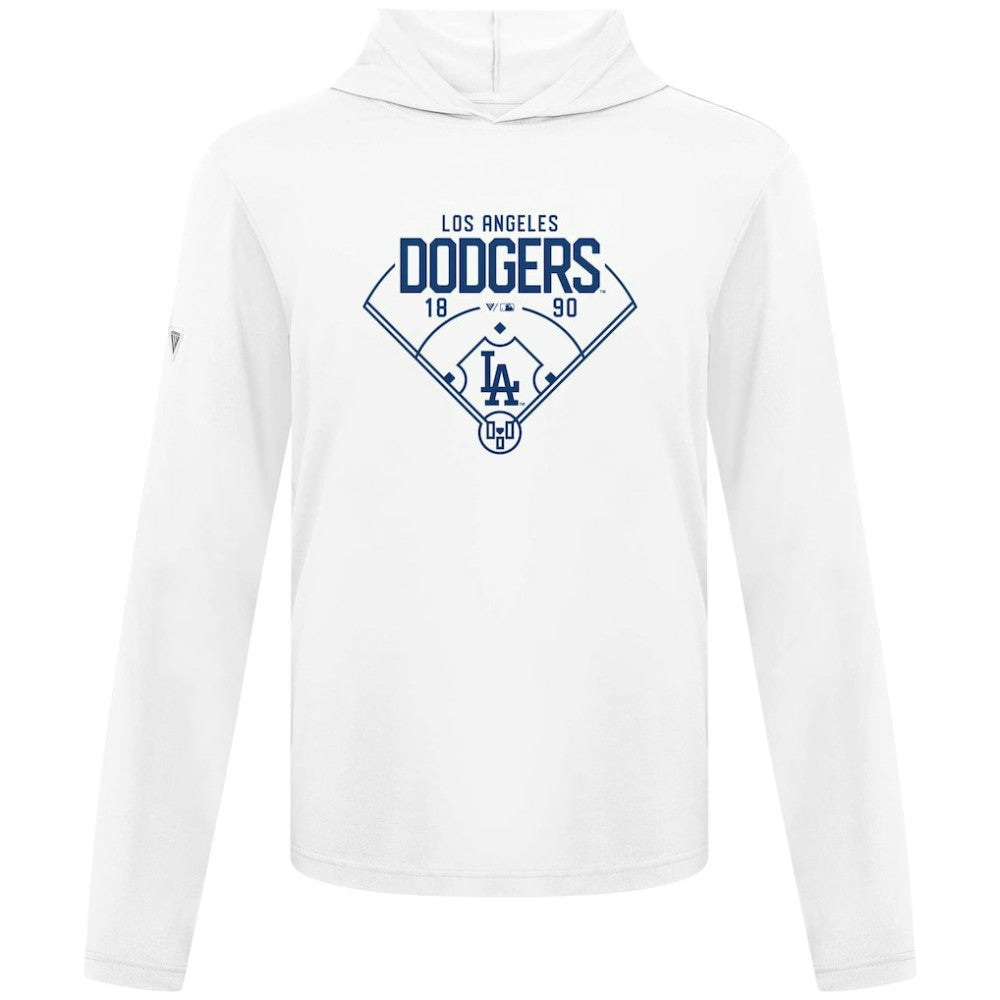 Los Angeles Dodgers Levelwear Anthem Home Field Pullover Hoodie - White Hoodies