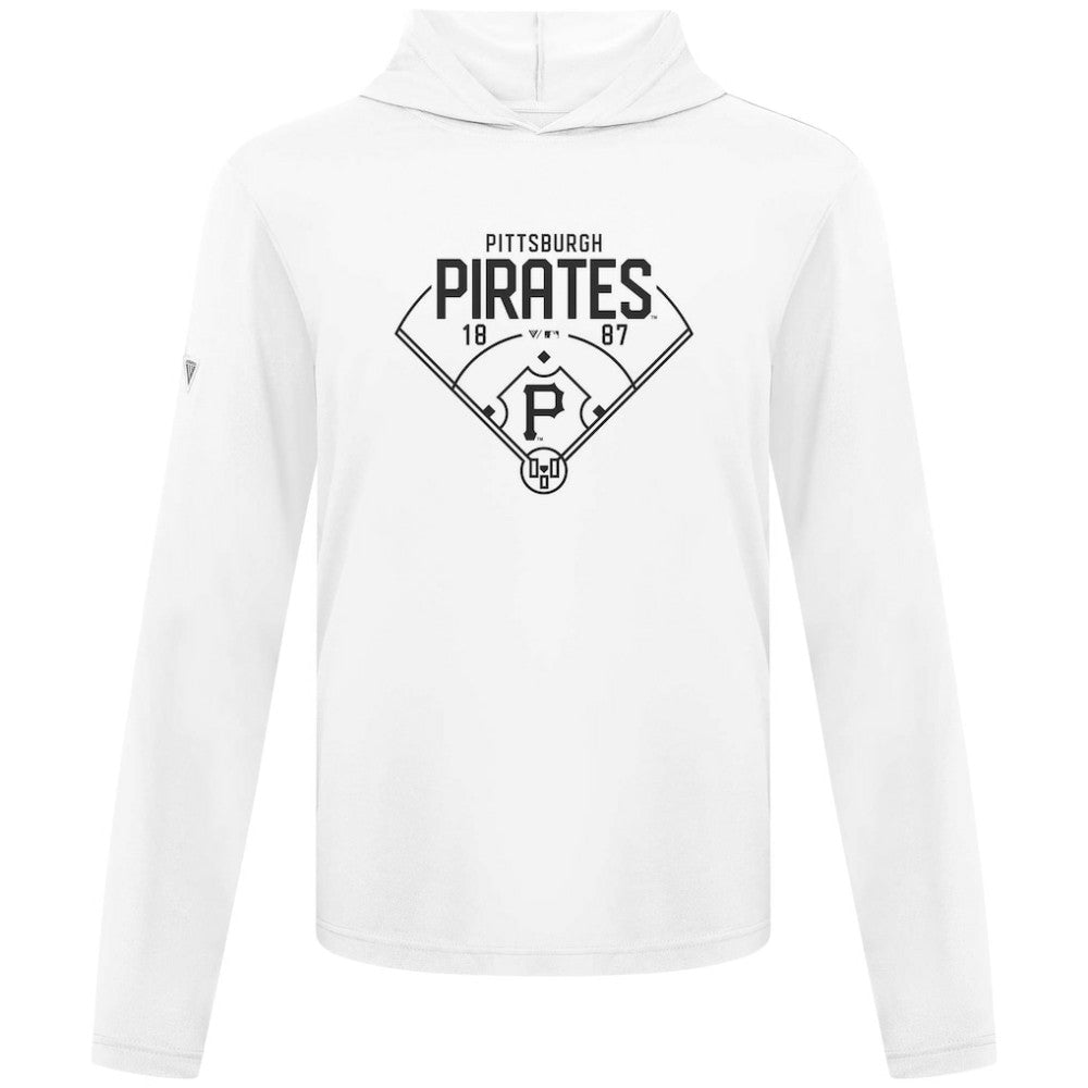 Pittsburgh Pirates Levelwear Anthem Home Field Pullover Hoodie - White Hoodies