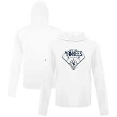 New York Yankees Levelwear Anthem Home Field Pullover Hoodie - White Hoodies