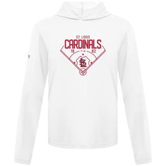 St. Louis Cardinals Levelwear Anthem Home Field Pullover Hoodie - White Hoodies