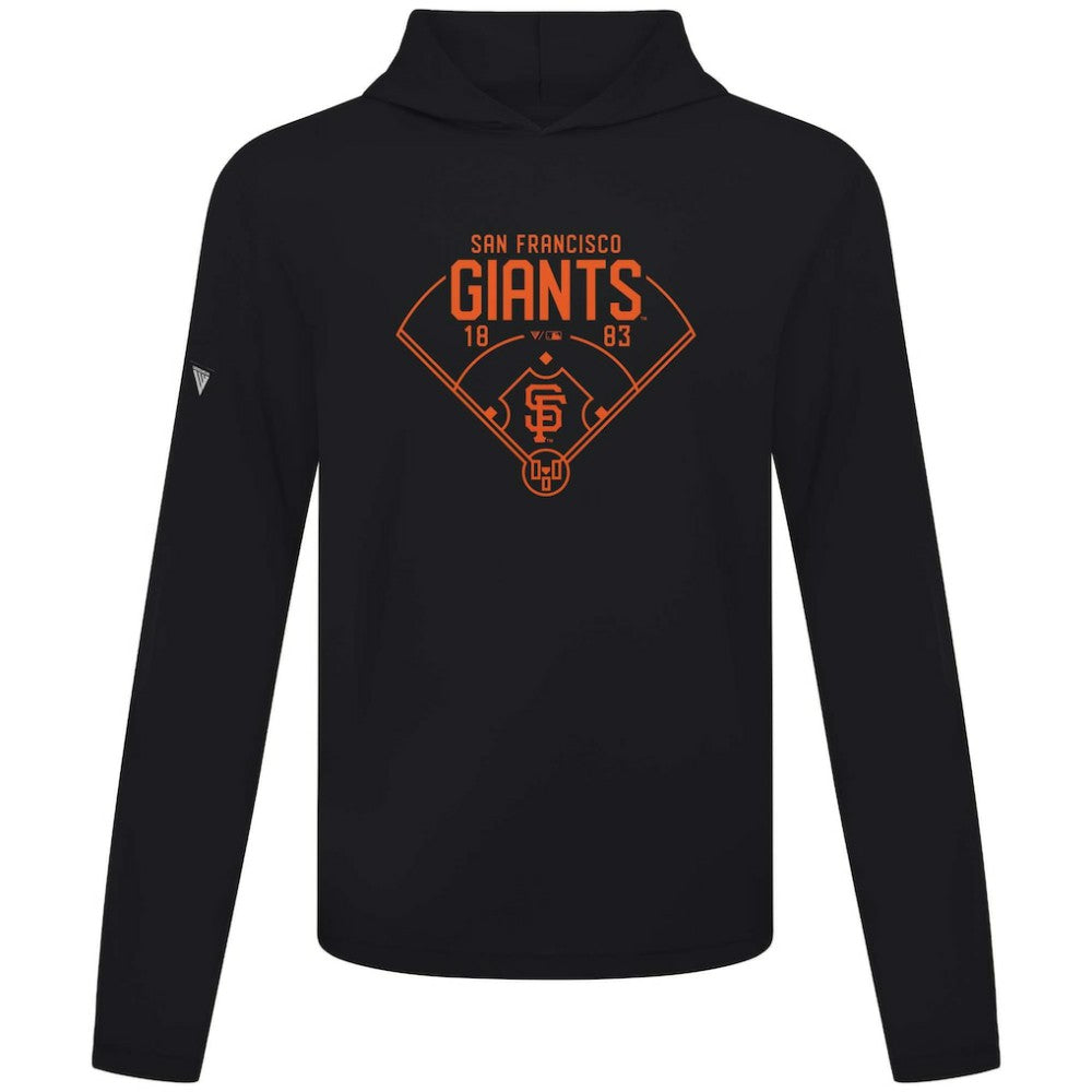 San Francisco Giants Levelwear Anthem Home Field Pullover Hoodie - Black Hoodies