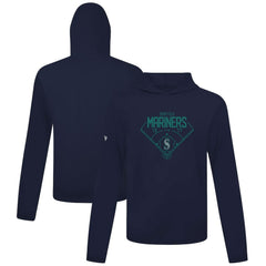Seattle Mariners Levelwear Anthem Home Field Pullover Hoodie - Navy Hoodies