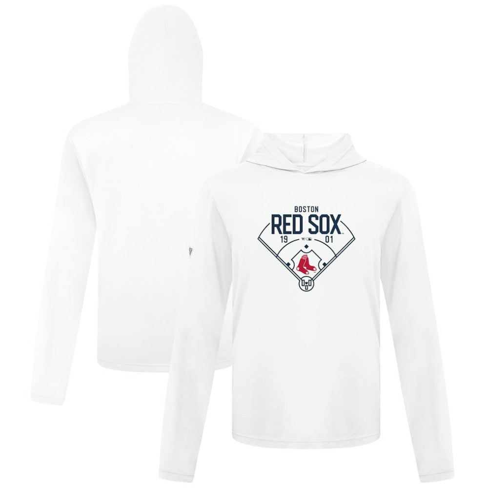Boston Red Sox Levelwear Anthem Home Field Pullover Hoodie - White Hoodies
