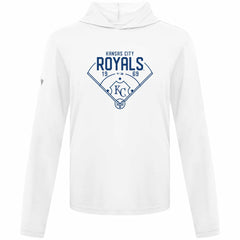Kansas City Royals Levelwear Anthem Home Field Pullover Hoodie - White Hoodies