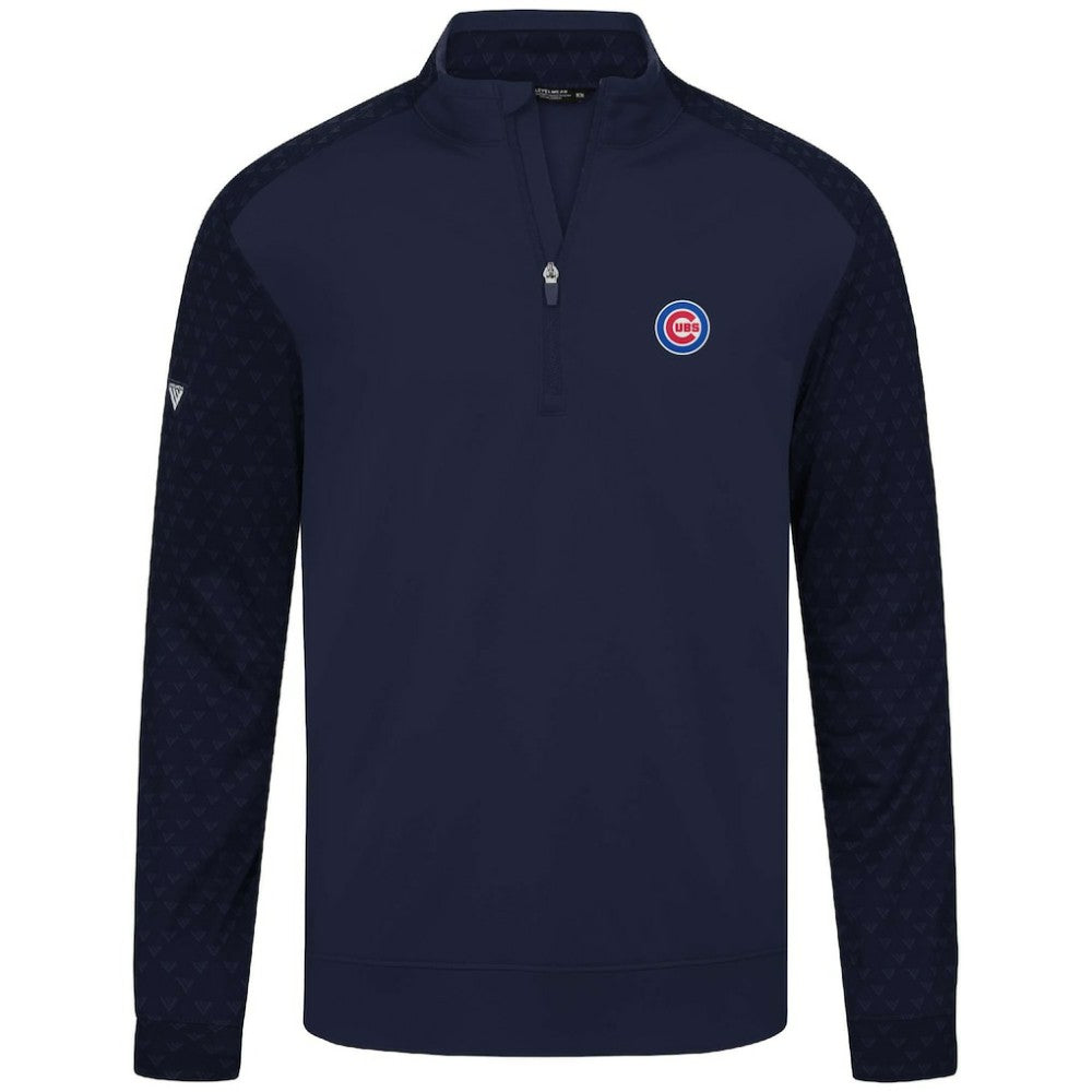Chicago Cubs Levelwear Aztec Insignia 2.0 Quarter-Zip Pullover Top - Navy Pullover