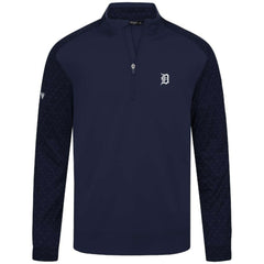 Detroit Tigers Levelwear Aztec Insignia 2.0 Quarter-Zip Pullover Top - Navy Pullover