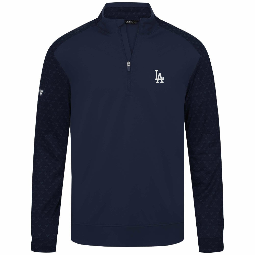 Los Angeles Dodgers Levelwear Aztec Insignia 2.0 Quarter-Zip Pullover Top - Navy Pullover