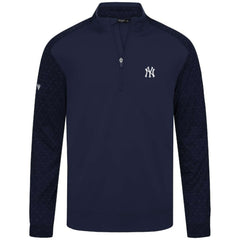 New York Yankees Levelwear Aztec Insignia 2.0 Quarter-Zip Pullover Top - Navy Pullover