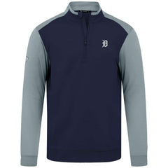 Detroit Tigers Levelwear Insignia 2.0 Quarter-Zip Pullover Top - Navy Pullover