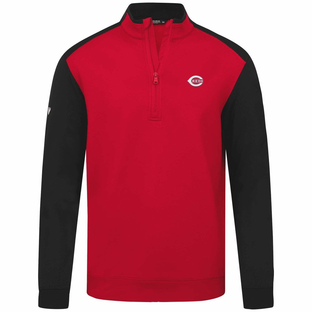 Cincinnati Reds Levelwear Insignia 2.0 Quarter-Zip Pullover Top - Red Pullover