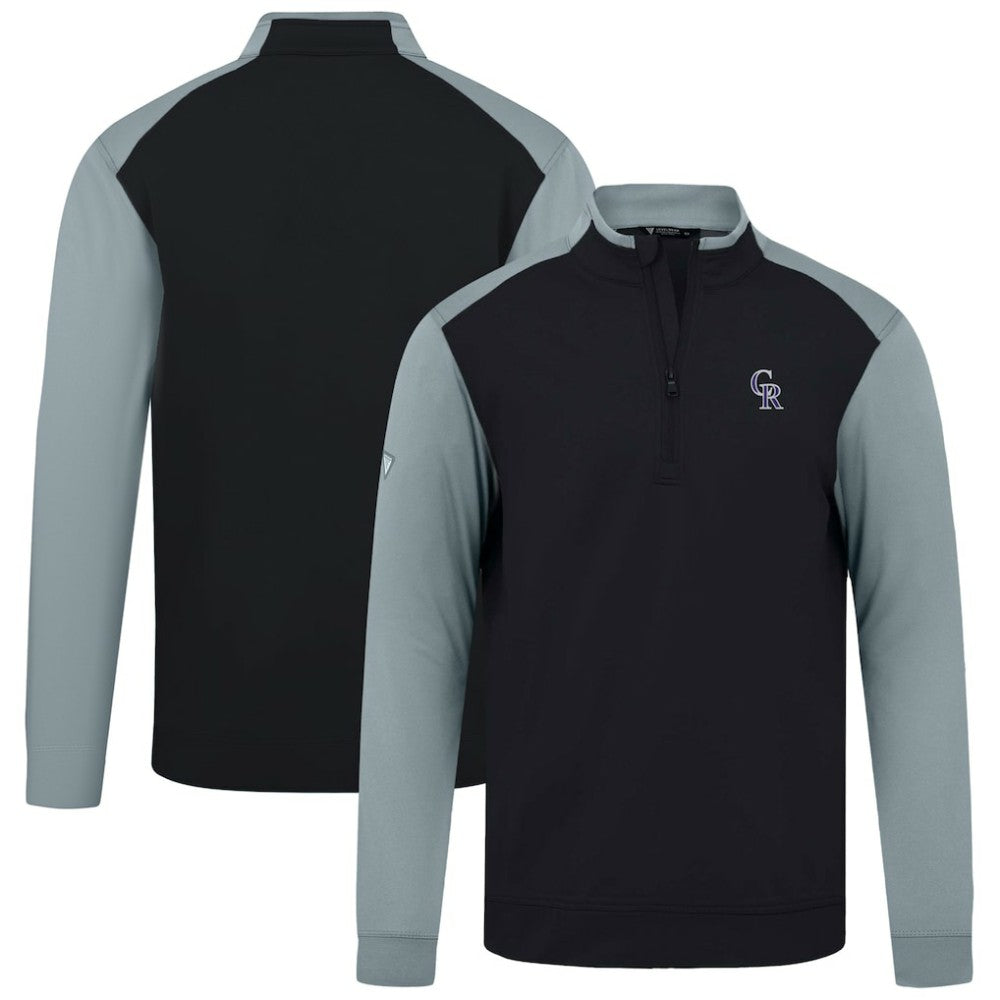 Colorado Rockies Levelwear Insignia 2.0 Quarter-Zip Pullover Top - Black Pullover