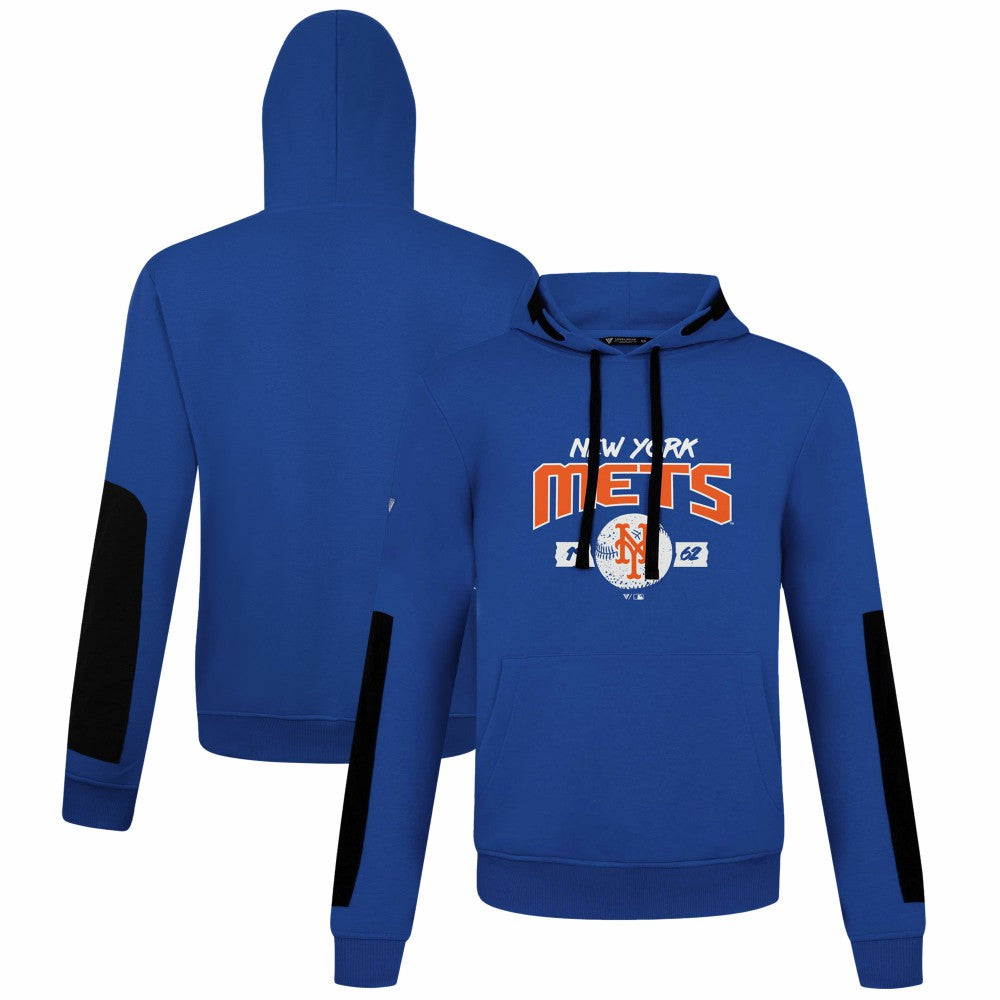 New York Mets Levelwear Bombay Pullover Hoodie - Royal Hoodies