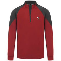 Philadelphia Phillies Levelwear Cadet Insignia 2.0 Raglan Quarter-Zip Jacket - Red Jackets