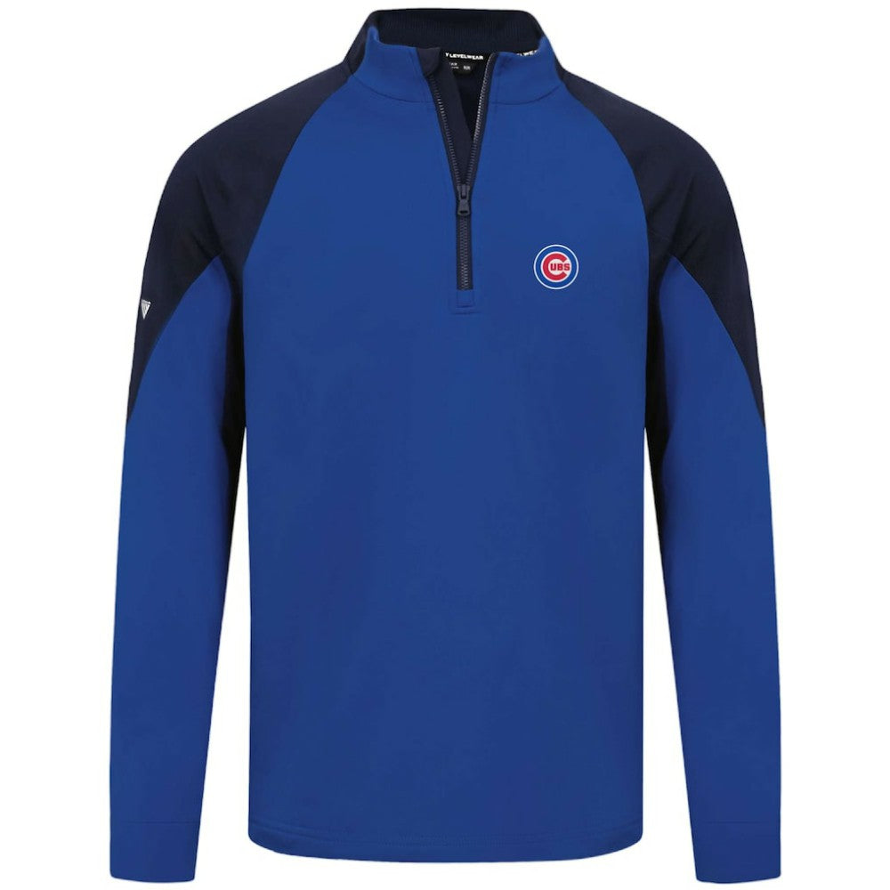 Chicago Cubs Levelwear Cadet Insignia 2.0 Raglan Quarter-Zip Jacket - Royal Jackets