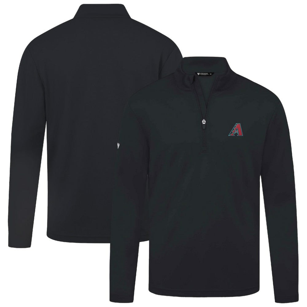 Arizona Diamondbacks Levelwear Heron Insignia 2.0 Quarter-Zip Jacket - Black Jackets