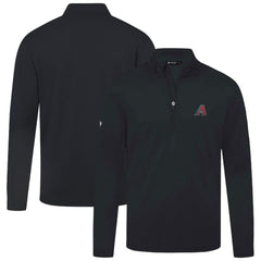 Arizona Diamondbacks Levelwear Heron Insignia 2.0 Quarter-Zip Jacket - Black Jackets