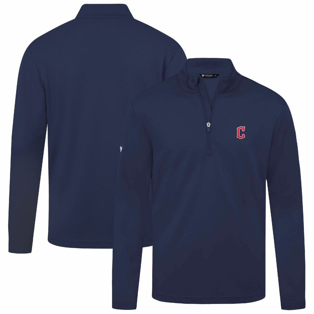 Cleveland Guardians Levelwear Heron Insignia 2.0 Quarter-Zip Jacket - Navy Jackets