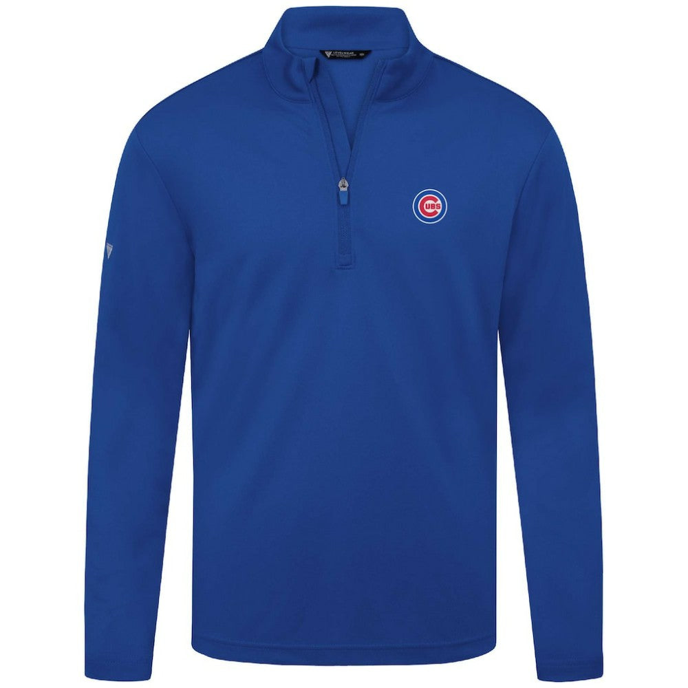 Chicago Cubs Levelwear Heron Insignia 2.0 Quarter-Zip Jacket - Royal Jackets