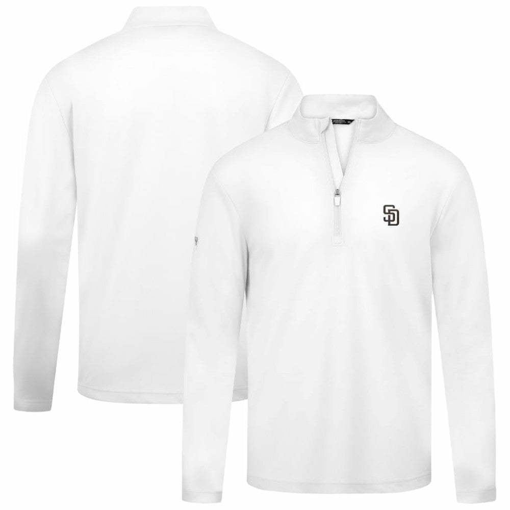 San Diego Padres Levelwear Heron Insignia 2.0 Quarter-Zip Jacket - White Jackets