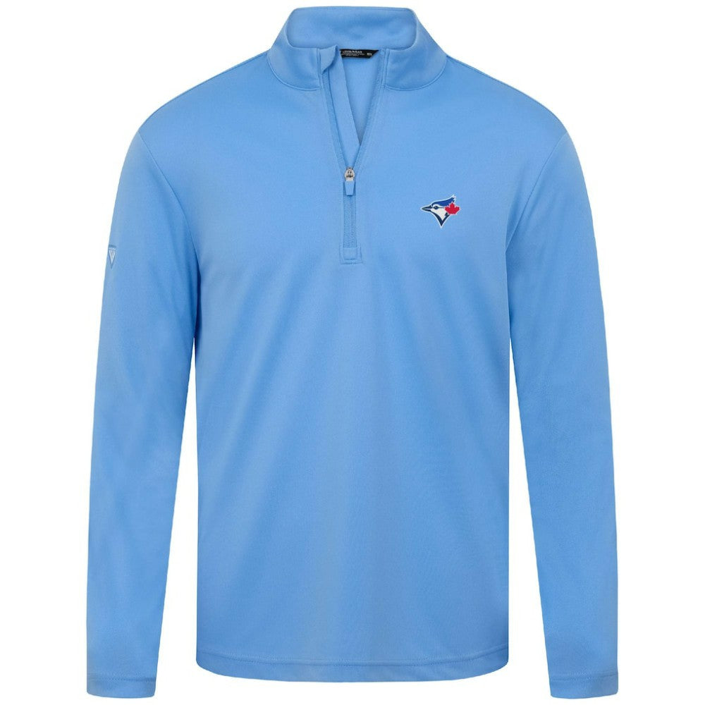 Toronto Blue Jays Levelwear Heron Insignia 2.0 Quarter-Zip Jacket - Light Blue Jackets