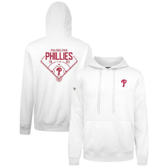 Philadelphia Phillies Levelwear Podium Primary Pullover Hoodie - White Hoodies