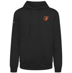 Baltimore Orioles Levelwear Podium Primary Pullover Hoodie - Black Hoodies